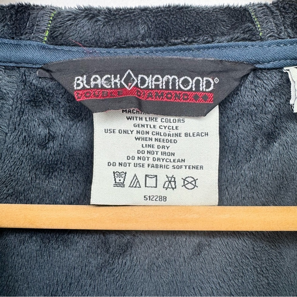 Black Diamond Soft Shell Fleece Lined Hooded Jacket SMALL lime green - Picture 5 of 9